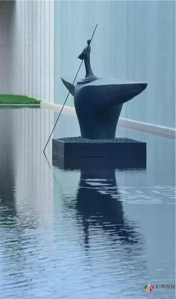 可借鑒的景觀設計中的雕塑案例哪里有？