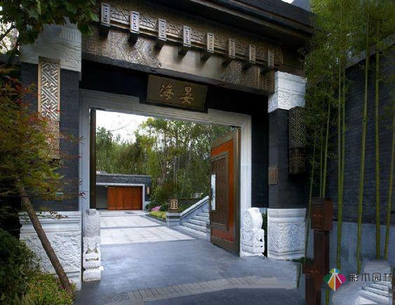 庭院設(shè)計(jì)——不同的材質(zhì)門(mén)設(shè)計(jì)出不同風(fēng)格的庭院入口
