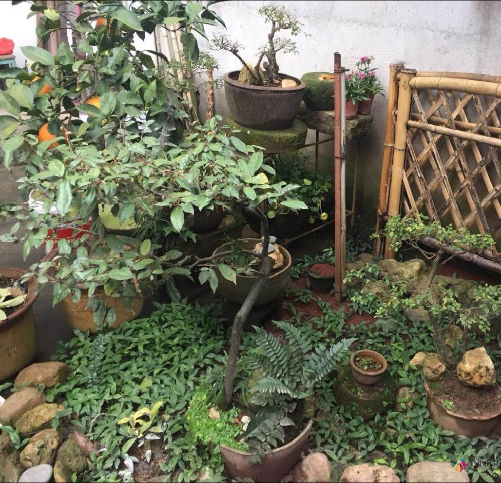 花園設計中的老石器應用,妙到了極點