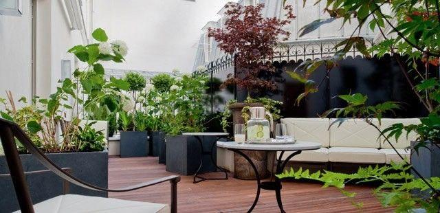 屋頂花園露臺(tái)設(shè)計(jì)案例效果圖